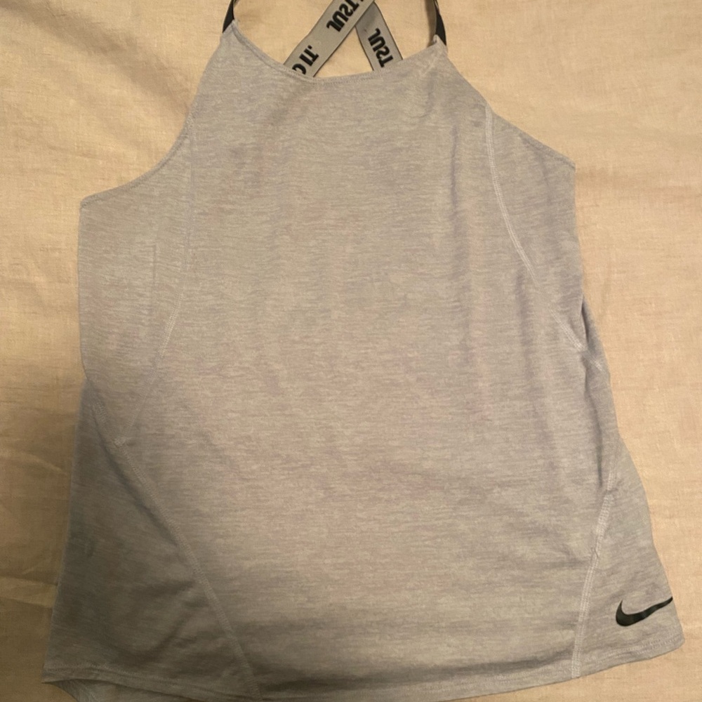 Nike Grey Black Sleeveless Tank Top